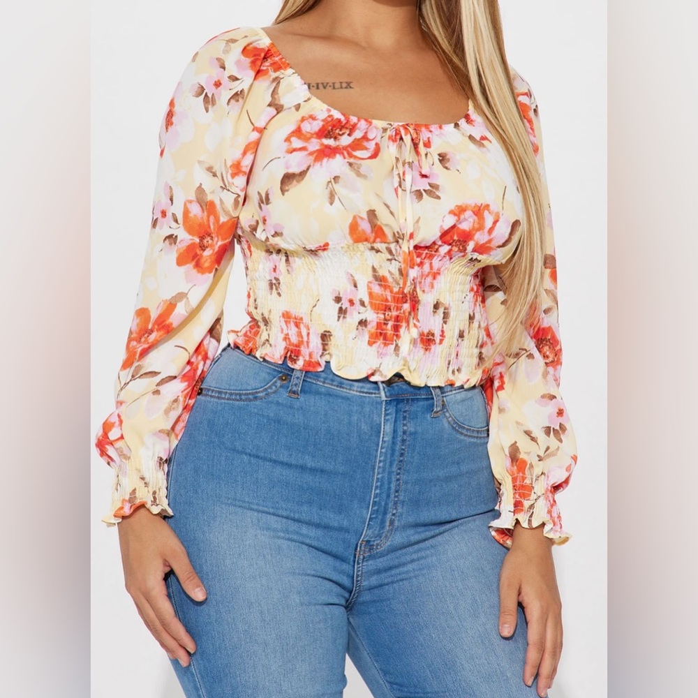 Floral Blouse Top